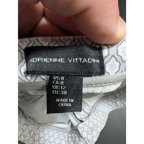 Adrienne Vittadini Women's Pants Grey Size 8 - Picture 4 of 6